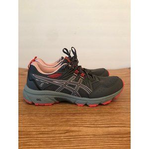 ASICS gel venture 8 grey and pink athletic shoes size 10